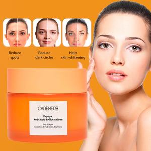 Organic Day and Night Deep Hydrating Moisturizing Dark Spots Acne Papaya Kojic Acid Glutathione <b>Face</b> Cream - Product Image 6