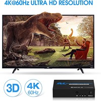 Hardrock WS-C-0301H4 Metal 3-in-1 voor Switcher met afstandsbediening 4K60Hz HDCP2.2 voor thuisbioscoop en gaming