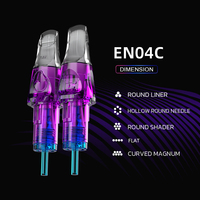 Machine à tatouer CNC EN04C, aiguilles jetables stériles en acier inoxydable 304 avec système de membrane – Stérilisation au gaz EO pour maquillage permanent
