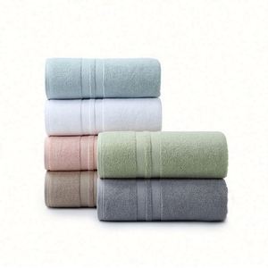 2025 High Quality Custom <b>Compressed</b> Printed Cotton Terry Bath Soft Thickened Towel for Child Travel Home Use Plaid Pattern - Product Image 1