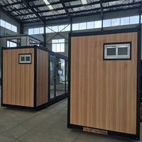 Maison préfabriquée modulaire en conteneur, bureau mobile pour chantier de construction
