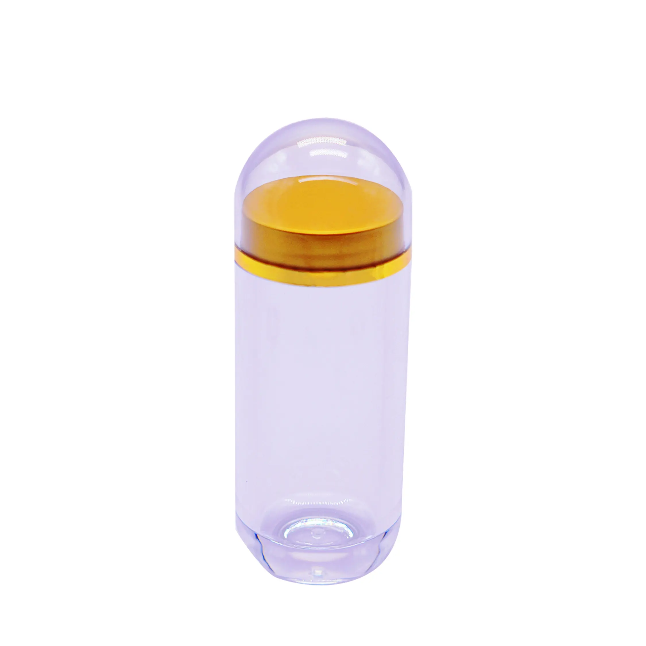 Sanzhi 10 Ml Transparente Ps Pet Material Sellado Tapón de rosca Botella de píldora para empaquetar partículas finas