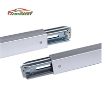 Barres de soutènement réglables en acier FT8013S pour planchers de conteneurs, 92-103 pouces, 3000 lbs, barre de chargement E-Track, sécurisation logistique, argent, OEM