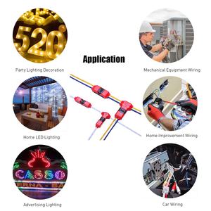 Само-зачистки быстрый монтаж, коннекторов для электрических проводов терминалов благодаря полному отсутствию проводов Клещи для удаления требуется T Shape 1 контактный провод разъема - Product Image 4