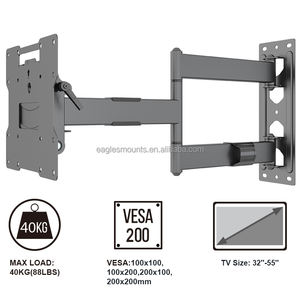 ที่ยึดโทรทัศน์แบบปรับมุมได้แกนเดี่ยว <span class=keywords><strong>Vesa</strong></span> 100x10เหล็ก200 0/200x - Product Image 2