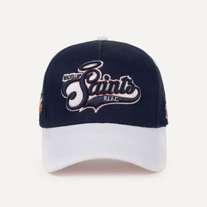 Casquettes de baseball personnalisées en gros à 5 panneaux bicolores style A-frame, casquettes de sport personnalisées, chapeaux sur mesure - Product Image 2