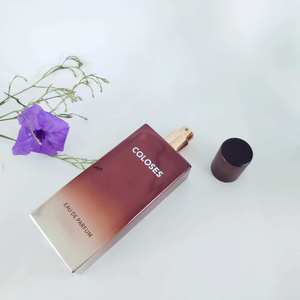 Botella de Perfume de Vidrio Cuadrada de Lujo de Alta Calidad de 50 ml con Degradado y Tapa - Product Image 2