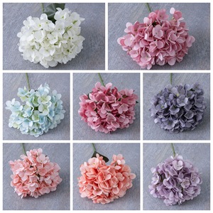 CallaFloral <b>Hydrangea</b> <b>Artificial</b> Flower Single Branch Pan Weaving Cloth Indoor Decoration - Product Image 3