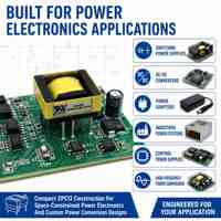 Convertisseur de courant électrique monophasé 220V/110V, transformateur SMPS toroïdal haute fréquence 12V à bobine 220V/380V pour alimentation UPS