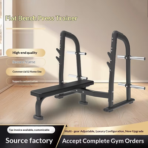 Máquina de Entrenamiento de Fuerza para Press de Banca Plana con Carga de Discos, Equipo de Fitness con Capacidad de 1500 LBS para Gimnasios Profesionales - Product Image 2