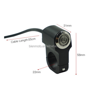 7/8 "22Mm Tay Lái Xe Đạp Gắn Công Tắc Đèn Pha Nguy Hiểm Phanh Bật Tắt Đèn Báo Công Tắc Xe Máy - Product Image 5