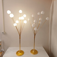 Décorations lumineuses romantiques en fer forgé pour allée florale, motif bourgeon de rose, pour mariages, salles de réception et événements