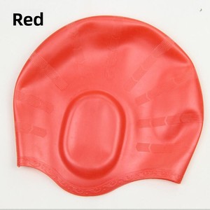 <span class=keywords><strong>Bonnet</strong></span> <span class=keywords><strong>de</strong></span> <span class=keywords><strong>bain</strong></span> <span class=keywords><strong>gaufré</strong></span> couleur unie pour hommes et femmes, cheveux longs, imperméable, non-compressif, anti-infiltration d'eau dans les oreilles - Product Image 6