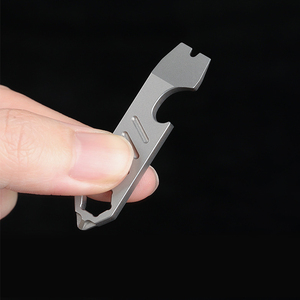 Barra de palanca EDC de aleación de titanio, herramienta múltiple, <span class=keywords><strong>Mini</strong></span> palanca, herramienta EDC portátil multifuncional, abrebotellas, herramienta de emergencia para exteriores - Product Image 5