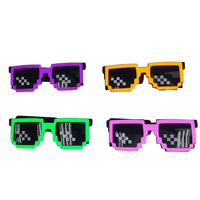 Logo personnalisé LED Party Festival Lunettes rougeoyantes avec trois modes d'éclairage pour la Saint-Valentin et les occasions de Thanksgiving