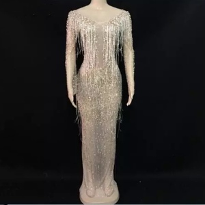Twotwinstance — robe en strass pour femmes, vêtements d'été, <span class=keywords><strong>tenue</strong></span> avec des Appliques et des garnitures, costume pour anniversaire et mariage, pierres précieuses, Y1447, <span class=keywords><strong>2022</strong></span> - Product Image 4
