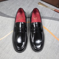 Mocassins en cuir de haute qualité pour hommes, à semelle souple, brillants, respirants, confortables, légers, chaussures de ville formelles