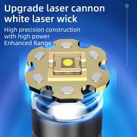 Brightenlux Power Bank White Laser Zoom Linterna táctica Autodefensa Linternas de emergencia