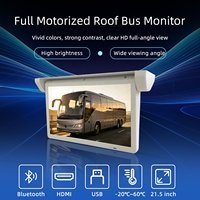 Monitor de Techo Abatible Motorizado de 22 Pulgadas y 24V para Auto, Pantalla LCD Android, Reproductor Multimedia para Autobús