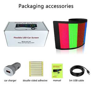 Panneau d'affichage à LED flexible couleur haute luminosité pour centres commerciaux Panneaux LED programmables pour la publicité - Product Image 4