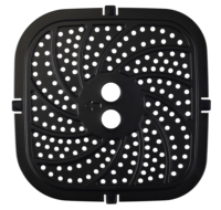 Four à friture sans huile à écran tactile 2-en-1 avec logo personnalisé, friteuses et multicuiseurs commerciaux de haute qualité
