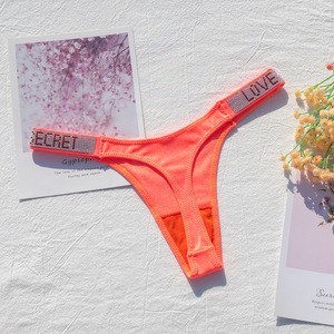 Nuevos Colores Caramelo Tanga Sexy para Mujer Ropa Interior de Cristal Transpirable Bragas Femeninas Lencería Sexy para Mujer - Product Image 3