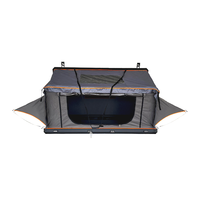 Carpa de Techo Ligera de Aluminio de Doble Capa, Tela Oxford Impermeable de 3000 mm, Instalación Rápida, para SUV/Camioneta, para Acampar