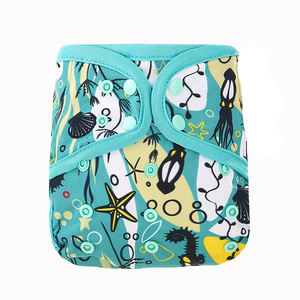 <span class=keywords><strong>Pa</strong></span>ñales reutilizables de tela para bebé, braguitas reutilizables de tela, transpirables, productos ecológicos - Product Image 3