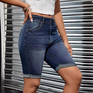 Femmes coréen dongdaemun Denim Shorts 2024 nouveau été taille haute décontracté Chic maigre Jean Shorts pour femmes Denim court Femme - Product Image 3