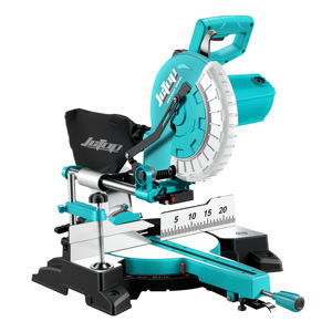 Sierra Ingletadora Compuesta Deslizante de Doble Bisel Eléctrica Industrial JCTOP Profesional de Gran Potencia para Madera y Aluminio 255mm 2400W - Product Image 3