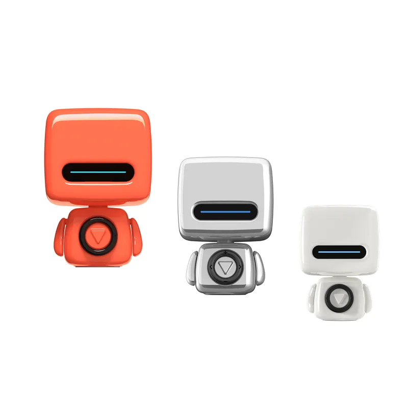 Mini Robot Speaker Bluetooth Laptop Aluminum Metal Portable Bluetooth 5.0 Speaker Wireless Remote Control For Mobile