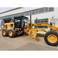 Niveleuse à moteur SEM922F 180 CV pour travaux routiers avec ripper et système de contrôle de nivellement GPS