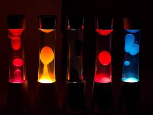 Hot Selling Rainbow Lava Lamp/Multi-Coloured Base/Retro Nostalgia/Relaxing <b>Mood</b> <b>Light</b>/Modern Tower Design / 15 Inch - Product Image 5