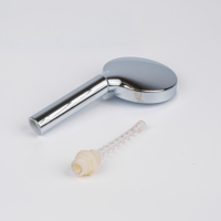 Douche anale 2-en-1 avec poignée, design moderne, finition chromée, installation facile pour salle de bain