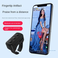 Contrôleur vidéo Tiktok du bout des doigts paresseux navigateur vidéo courte Flip Pad téléphone portable télécommande contrôleur d'anneau