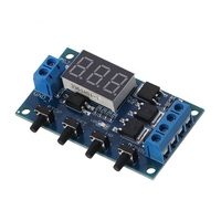 Module de temporisation à relais DC 5V 12V 24V, carte de contrôle de temporisation à double MOS avec affichage numérique pour déclenchement et cycle marche/arrêt