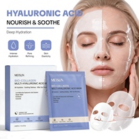 Masque Hydrogel Bio Collagène Multi Acide Hyaluronique Hydratation Profonde Nuit Hydratant Resserre les Pores Masque Facial en Tissu OEM ODM