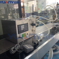 Machine de remplissage semi-automatique à pompe magnétique en acier inoxydable 220V, résistante aux liquides à pH élevé, aux acides et aux alcalis, avec interrupteur au pied