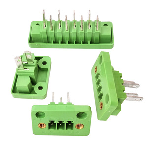 3,81 mm Rastermaß Komplettes Stecker- und Buchsen-Steckverbinder-Set mit Flansch, Werkzeuglose Pressverbindung - Product Image 3