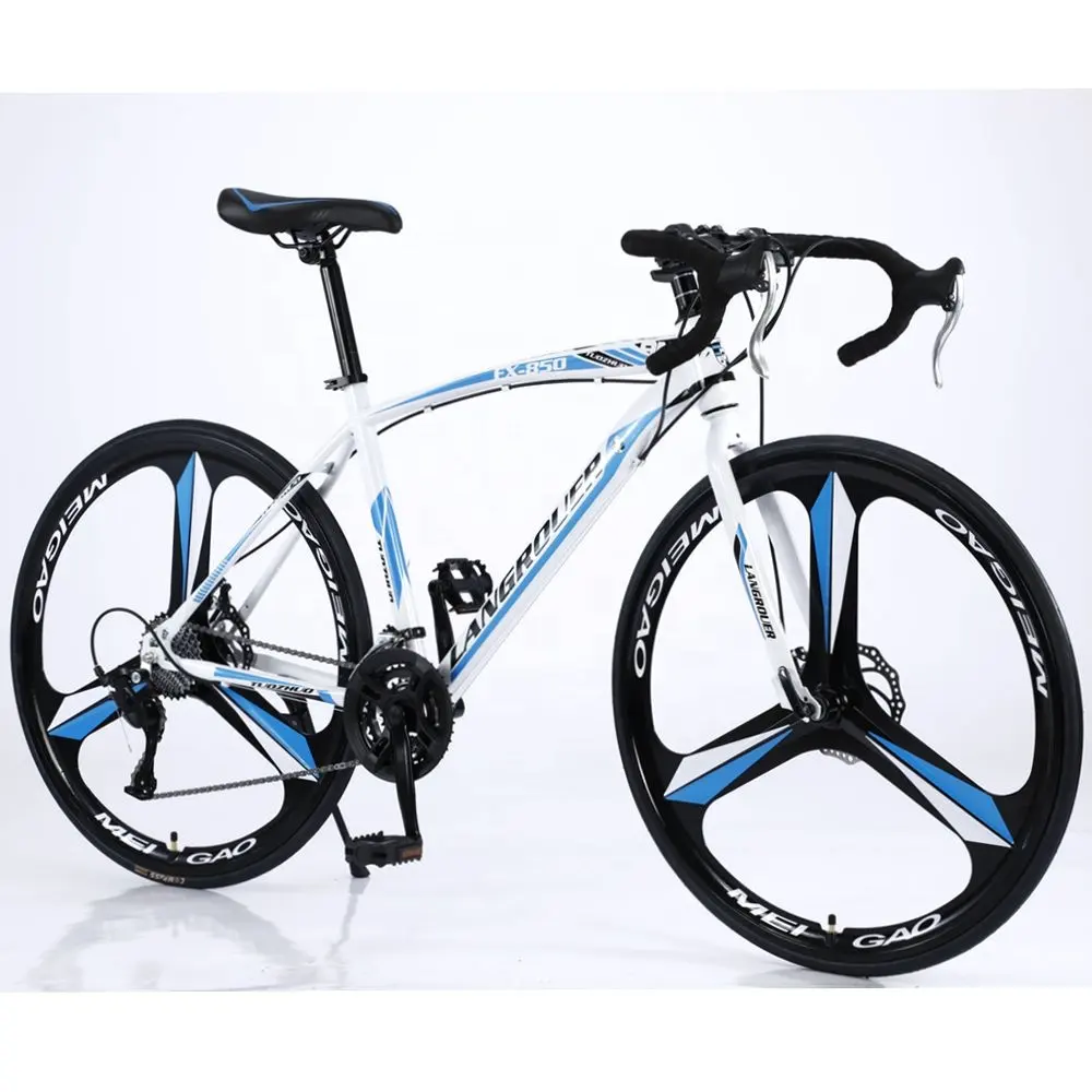 Sıcak satış yüksek kalite yüksek karbon çelik 700CC çerçeve 21 hız yarış bisikleti Bicicletas Velo yol bisikleti İnce lastik yarış bisiklet