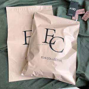 Sobres de Correo de Polietileno Biodegradables y Reciclables con Impresión Personalizada de su Logotipo, Bolsa de Transporte Rosa para Ropa - Product Image 2