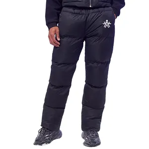 Outdoor Custom Logo Polyester Winter Thermal Mens Bubble Puffer Pants