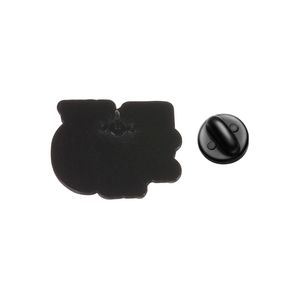 Broche en émail humoristique motif chat blanc tigré triste, employé de bureau, pour sac et vêtement - Product Image 5