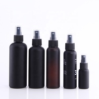 Bouteille pulvérisateur en plastique mat, 30, 60, 100, 150, 200 et 250ml, forme cosmique, imprimé à écran, en Stock, 5 pièces