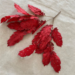 20 Piezas de Hojas Artificiales de <span class=keywords><strong>Eupatorium</strong></span>, Hojas Verdes Artificiales para Decoración de Interiores y Exteriores, Hogar, Bodas, Fiestas, Accesorios de Fotografía - Product Image 5