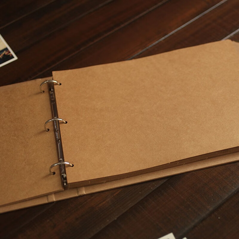 Carnet de pages intérieures en papier kraft