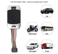 Localizador GPS TK303 en Tiempo Real, 2G SIM, Rastreo Mundial, Control Remoto del Vehículo, Apagado del Motor, Diseño Portátil, 1 Año de Garantía