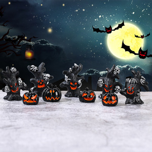 Accesorios de Resina Decorativos para Micro Paisajes de Halloween: Árbol, Fantasma y Calabaza - Product Image 4