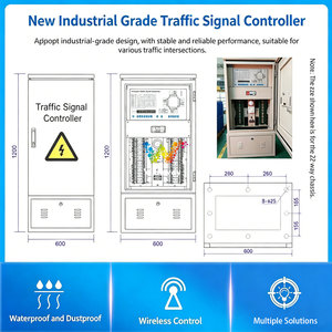 Controlador Inteligente <span class=keywords><strong>de</strong></span> Señales <span class=keywords><strong>de</strong></span> Tráfico, IP66 Impermeable, Gabinete <span class=keywords><strong>de</strong></span> Un Solo Punto, Diseño <span class=keywords><strong>de</strong></span> Doble Puerta para un Fácil Mantenimiento - Product Image 3