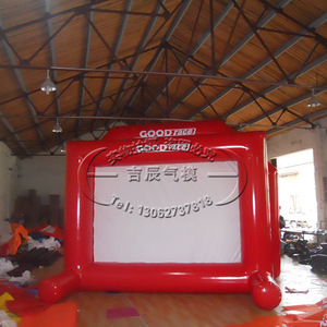 Arco Inflable Goodrace Rojo con Doble Costura y Serigrafía para Publicidad Exterior - Product Image 3